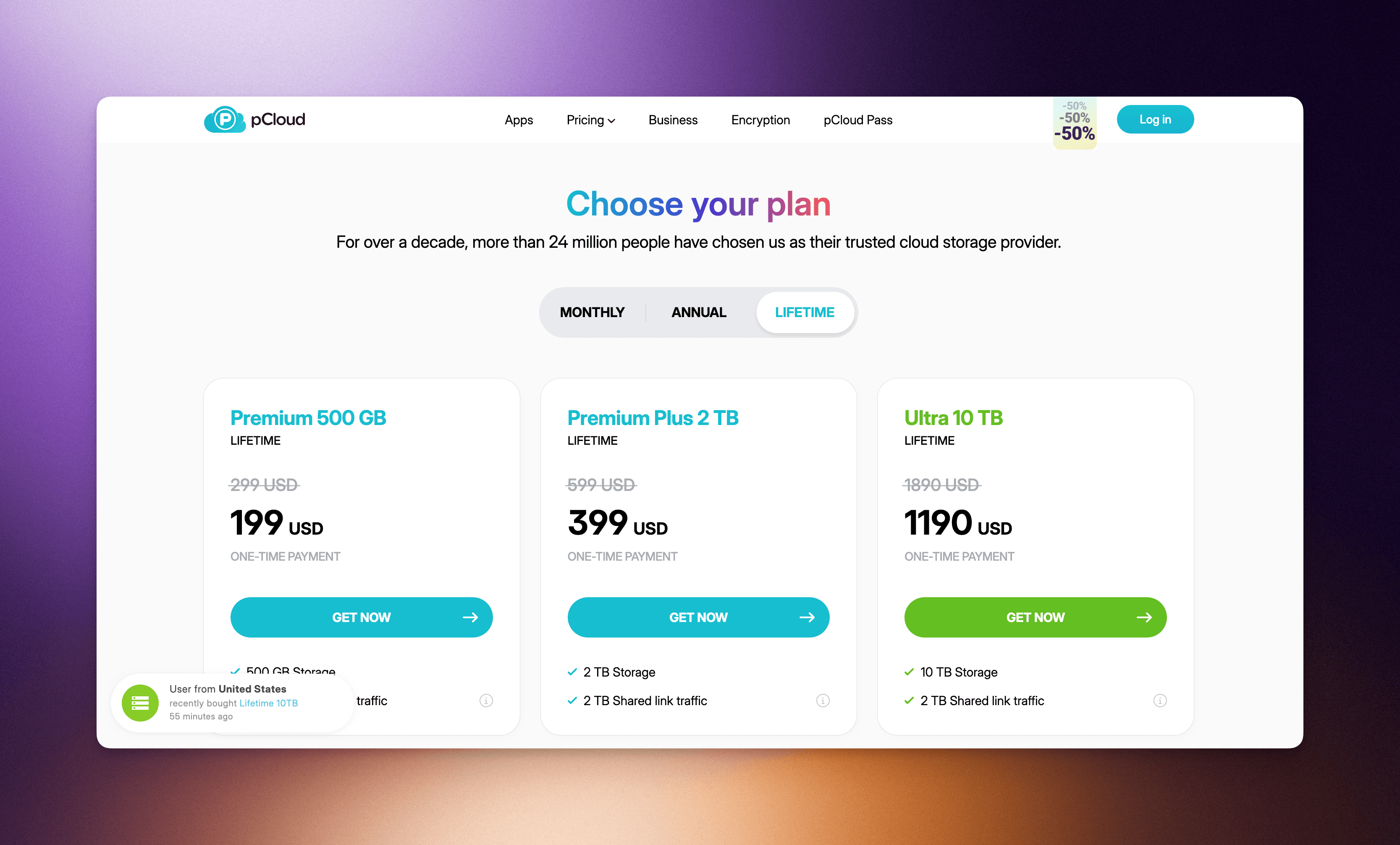 pCloud is best for personal storage & sync